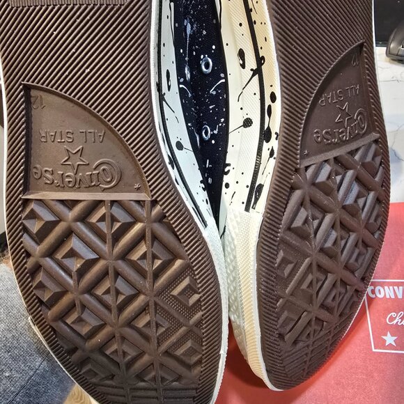 Converse Chuck Taylor All Star 70 High Men Sz 12 Paint Splatter A01171C NEW RARE - Picture 7 of 11